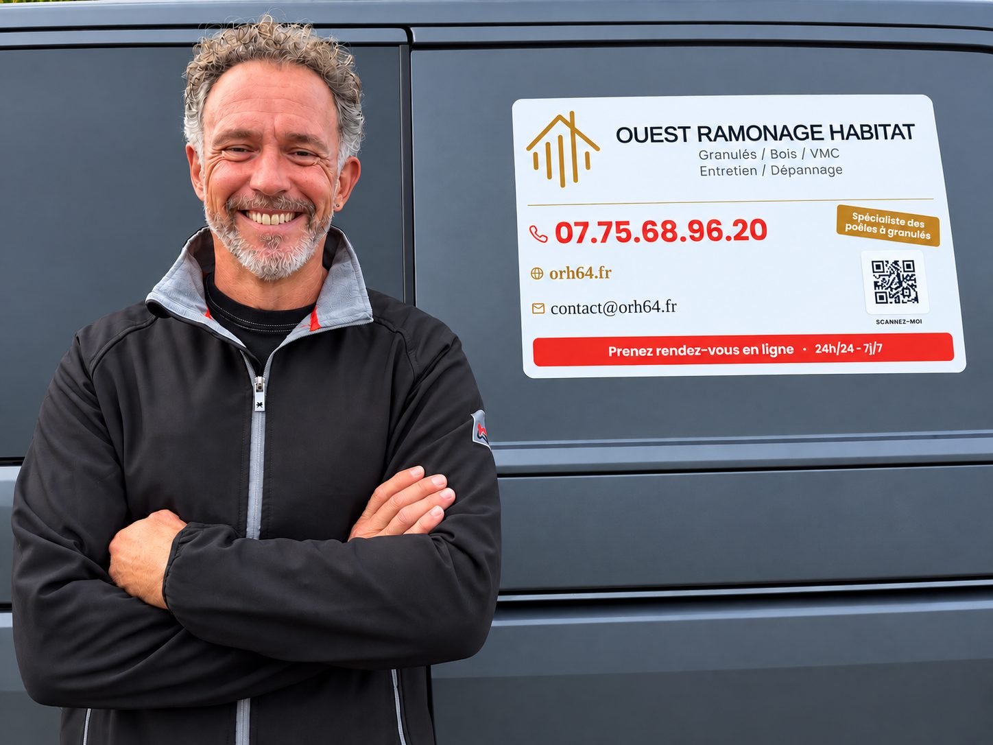 Cyril, votre technicien Ouest Ramonage Habitat, à La Baule
