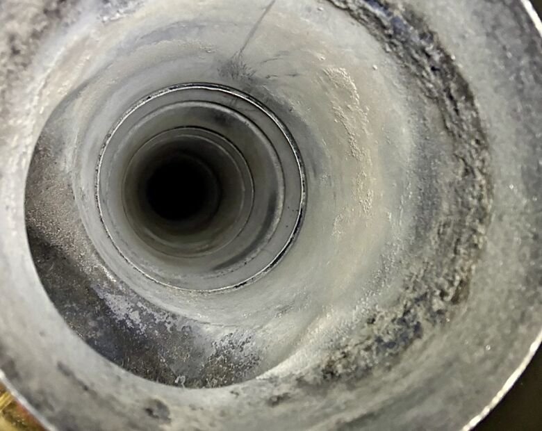 Conduit de fumée propre après ramonage